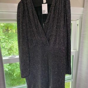 H&M Glitter Bodycon Dress